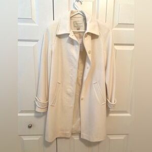 Appleseed’s Winter White Wool Pea Coat SzS NWT